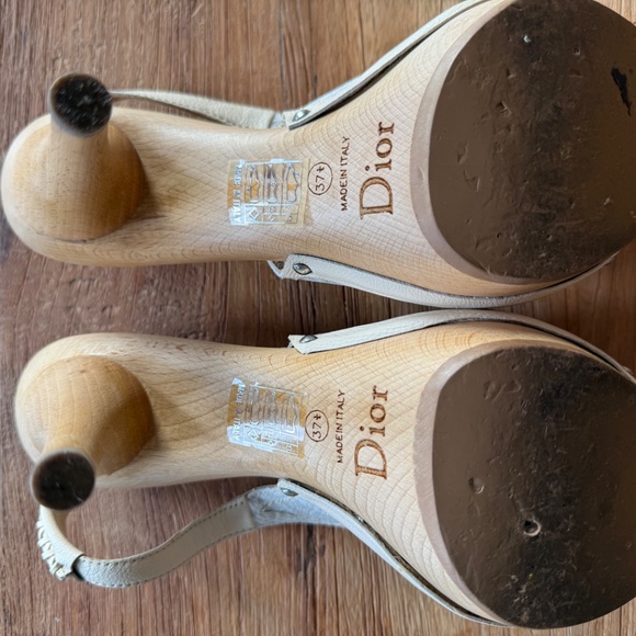 Christian Dior Vintage Monogram Slingback  – Size 37.5 (Made in Italy) - Picture 7 of 7